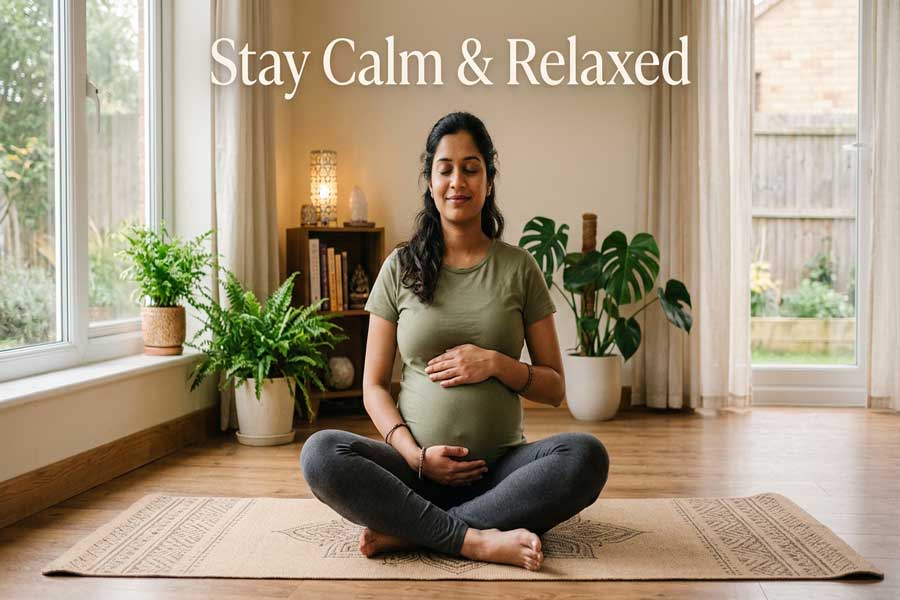 pregnancy yoga routine at home