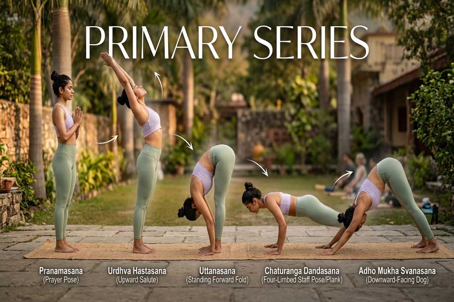 primary series yoga poses