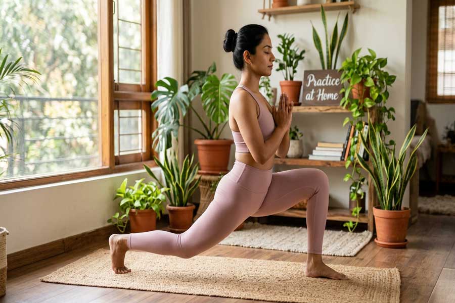 home yoga workout routine